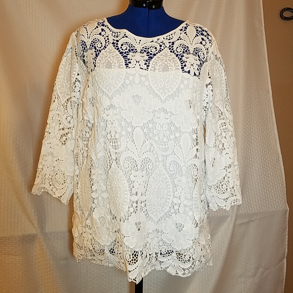 J. Jill lace top